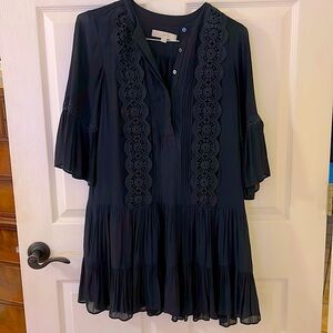 Ann Taylor LOFT Navy Blue Dress